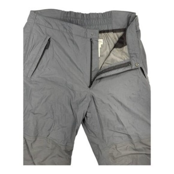 Columbia Omni-Tech Snow Pants Men’s TG Gray Waterproof Ski Full Zip Outdoor - Picture 9 of 16